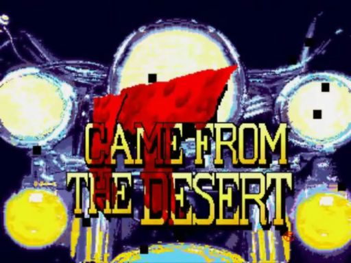 It Came From The Desert title screen for TurboGrafx CD